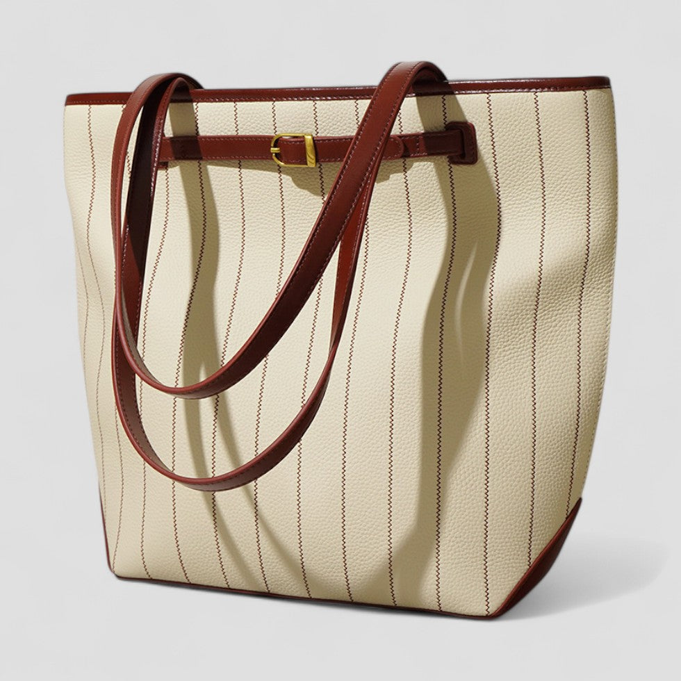 VogeLuxe | Women’s Structured Tote Leather Handbag
