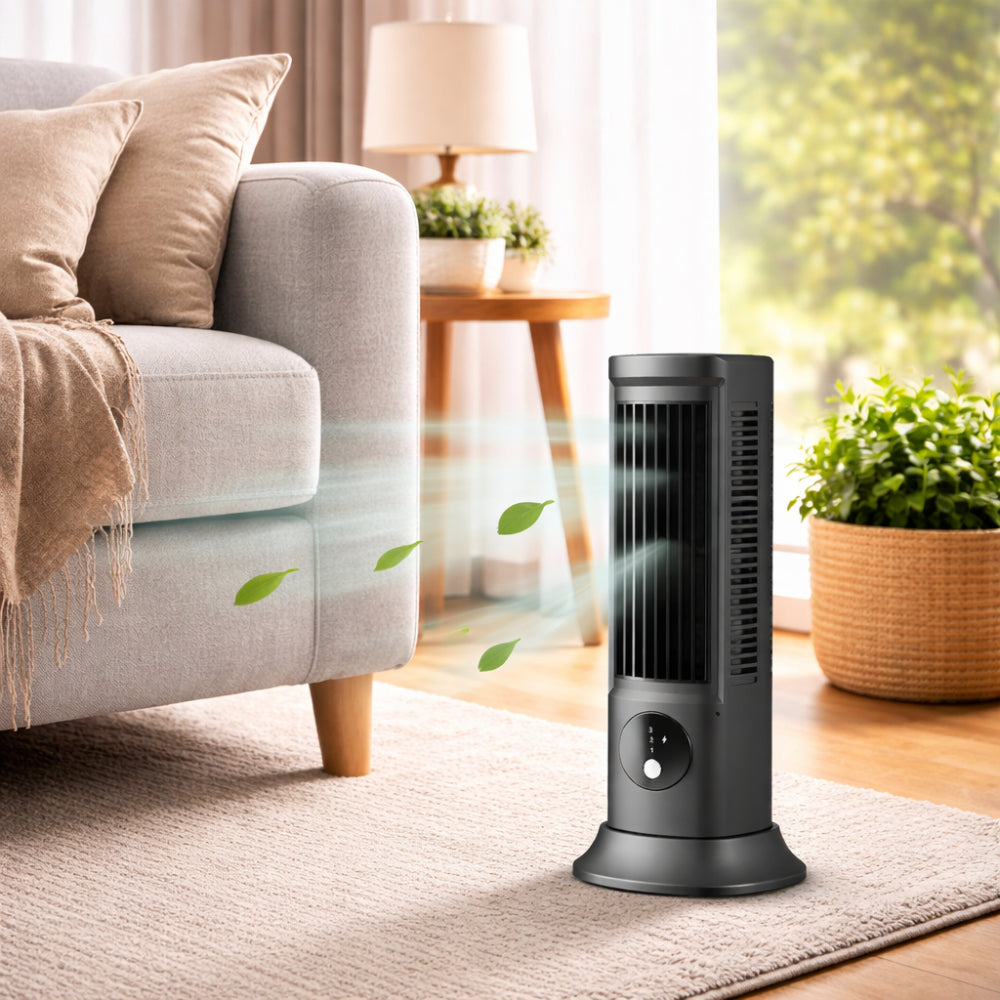 Tall Quiet Floor Standing Fan Air Circulator - VogeLuxe