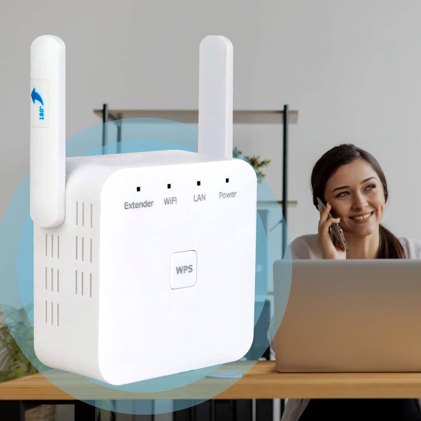 Fast Dual Band WiFi Booster for Home Network - BritishElegance