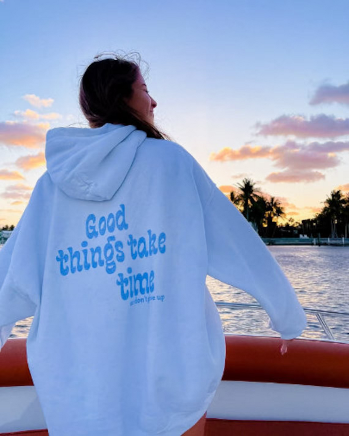 Comfy Women's Relaxed Fit Hoodie with Inspirational Quote