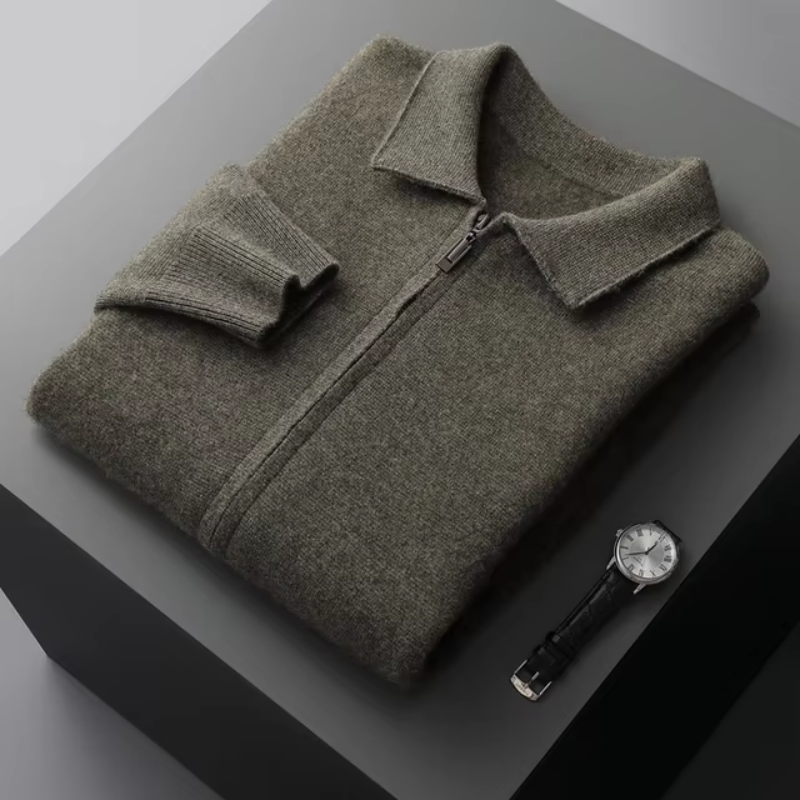 Men's Classic Zipper Sweater