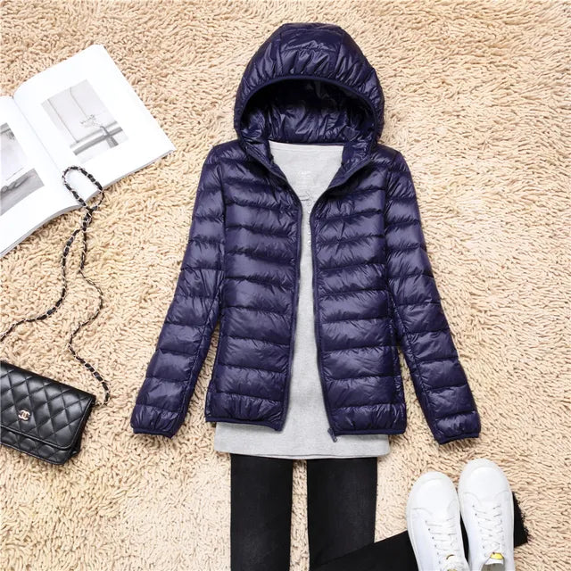 Warm Women's Down Filled Winter Jacket