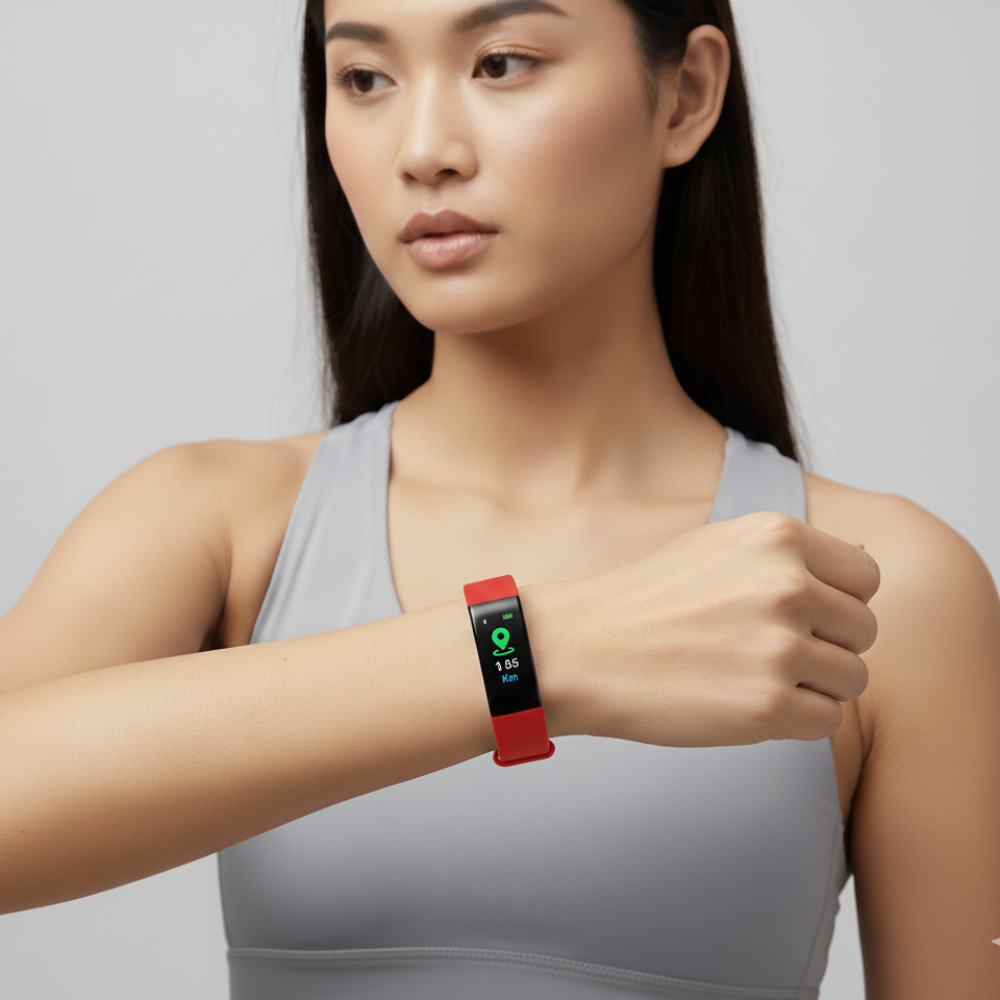 Easy Wear Senior Fitness Tracker with LED Display