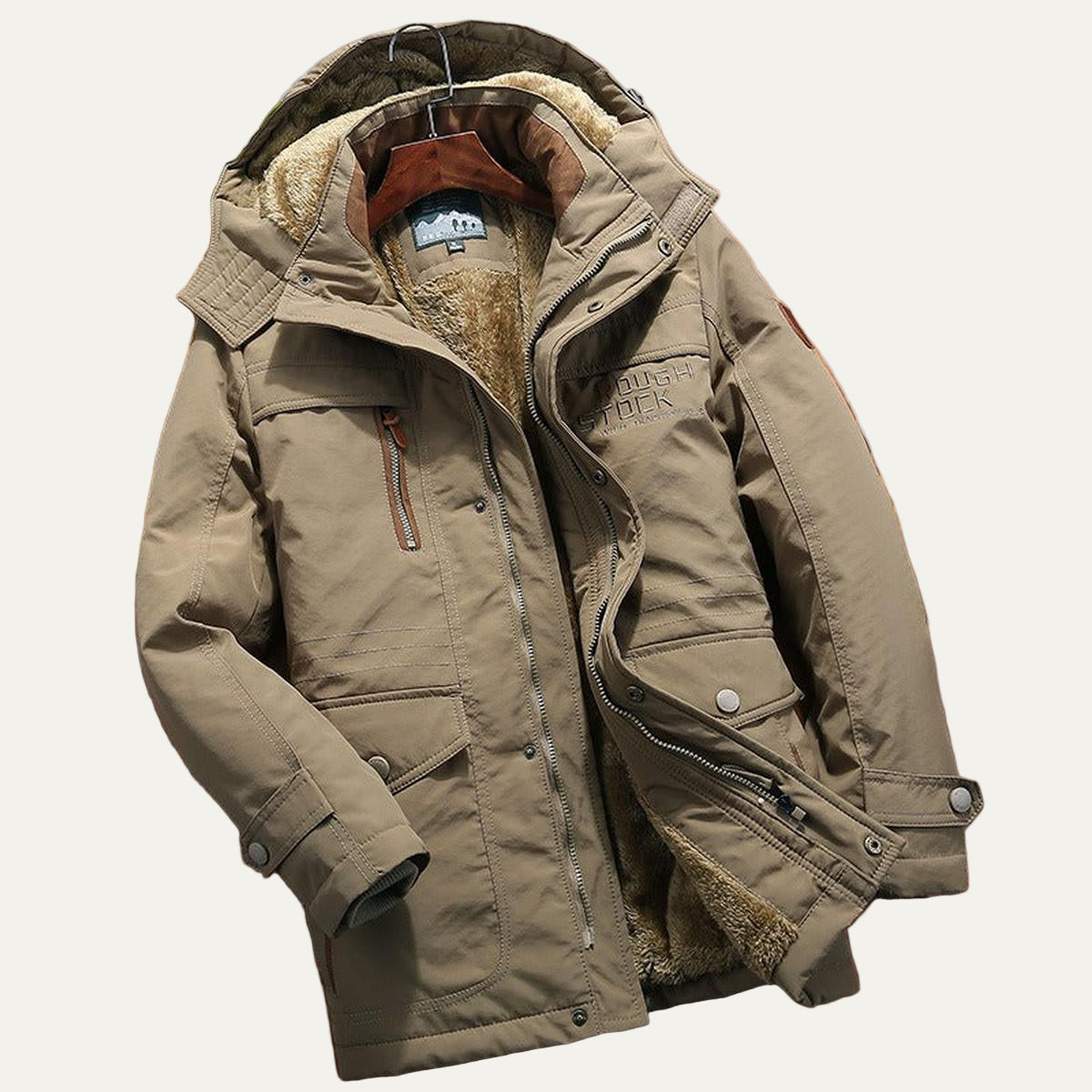 VogeLuxe | Men’s Warm Hooded Winter Parka Coat