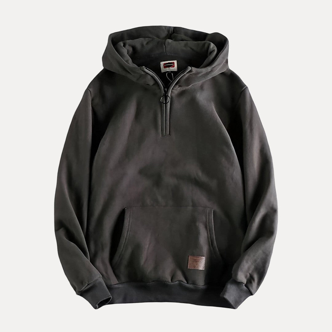 Simple Pullover Hoodie with Pockets for Men