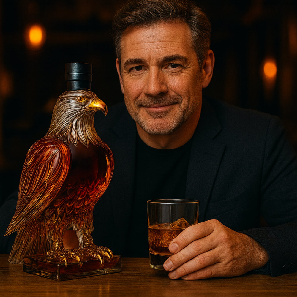 Luxury Whiskey Decanter Glass Bottle Home Bar Decor - VogeLuxe