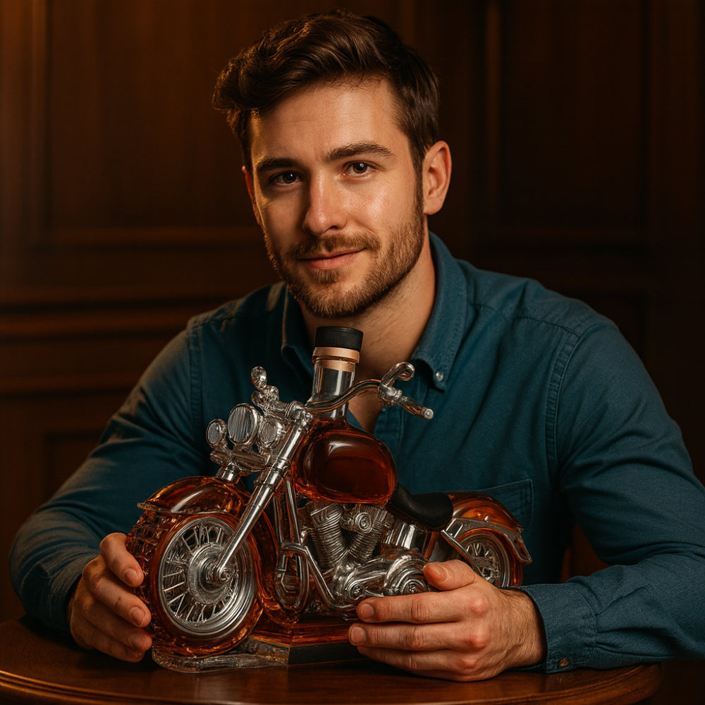Luxury Bar Whiskey Decanter Glass Bottle Set - VogeLuxe