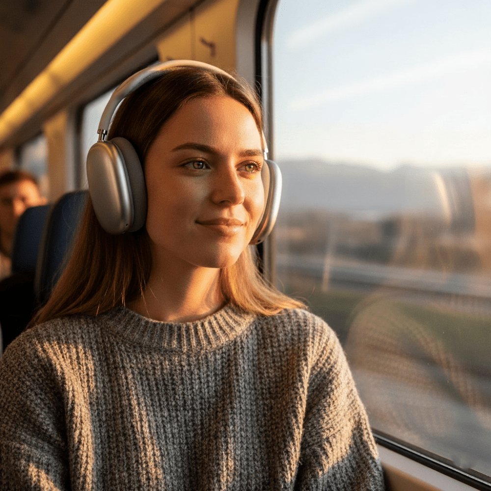 Cordless Bluetooth Sound Cancelling Stereo Headphones