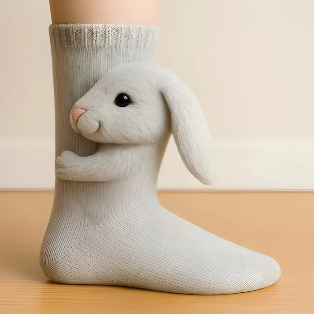 Soft Fun Animal Crew Socks for Women