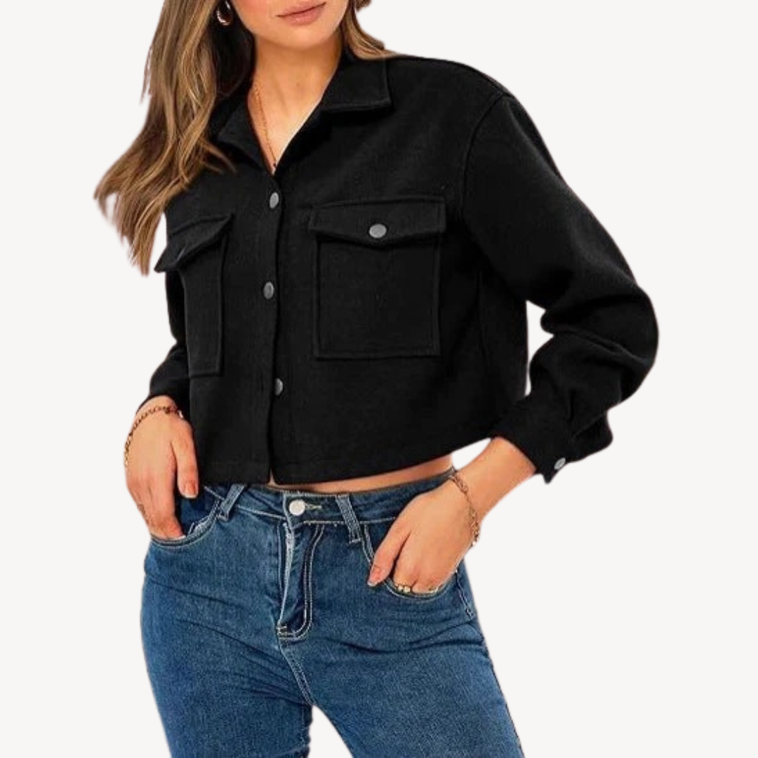 VogeLuxe | Women’s Chic Cropped Jacket