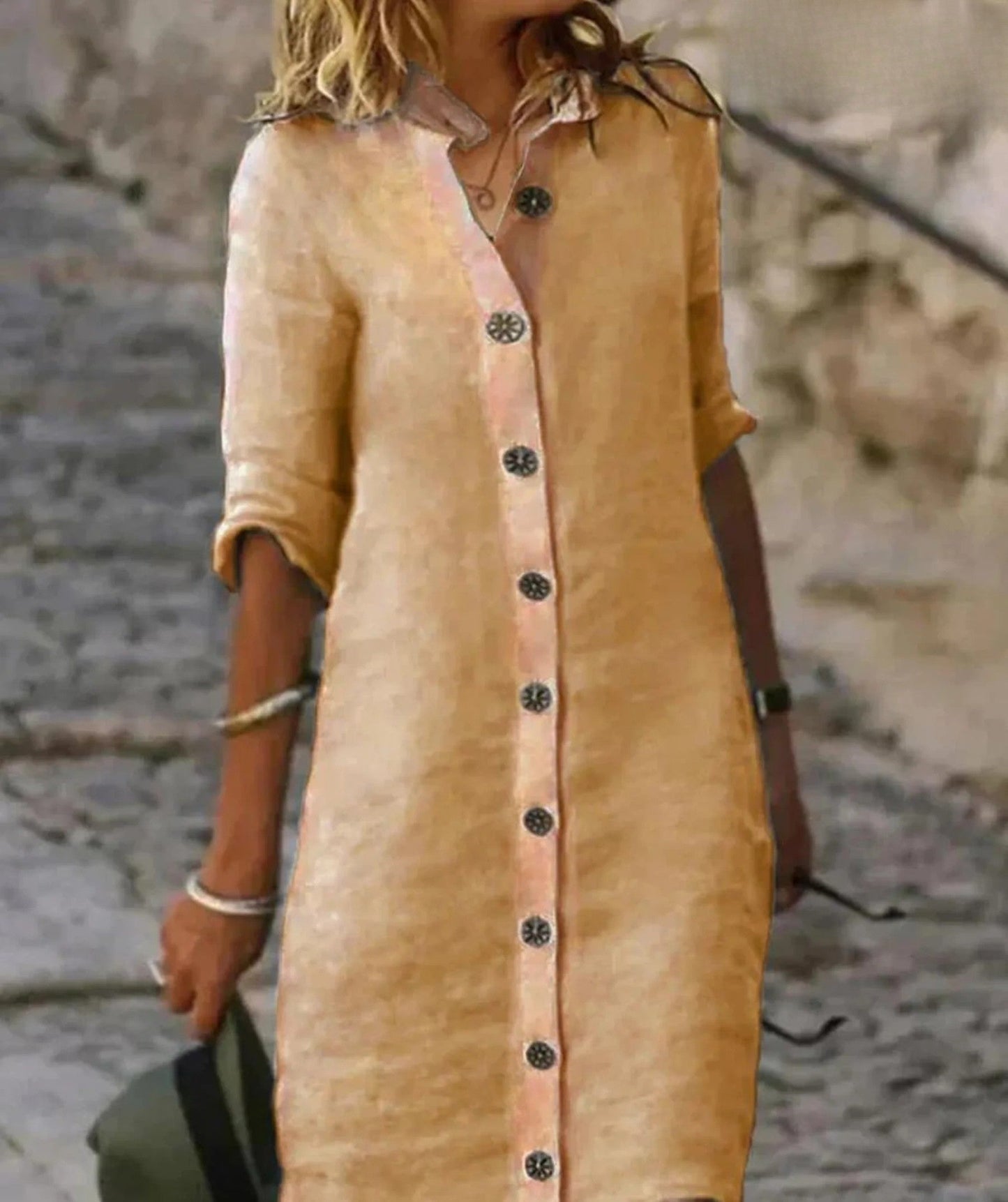 Ladies Classic Fit Shirt Dress