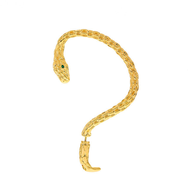 Fashion Snake Design Clip Earrings