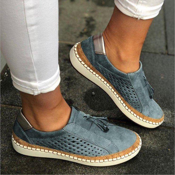 Ladies Comfortable Slip On Sneakers