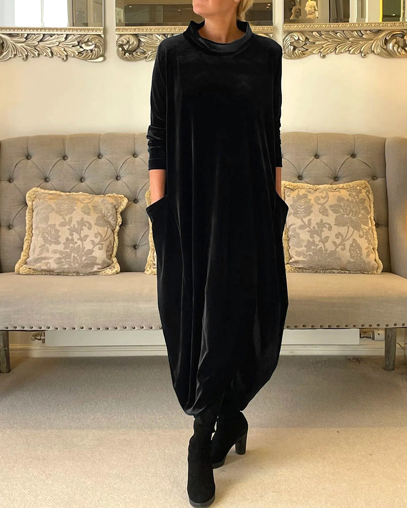 Comfy Women's Maxi Dress with Pockets