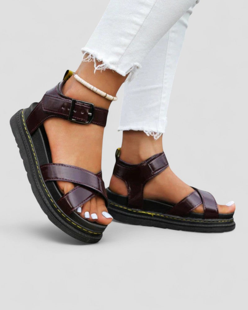 VogeLuxe | Women’s Cross Strap Sandals