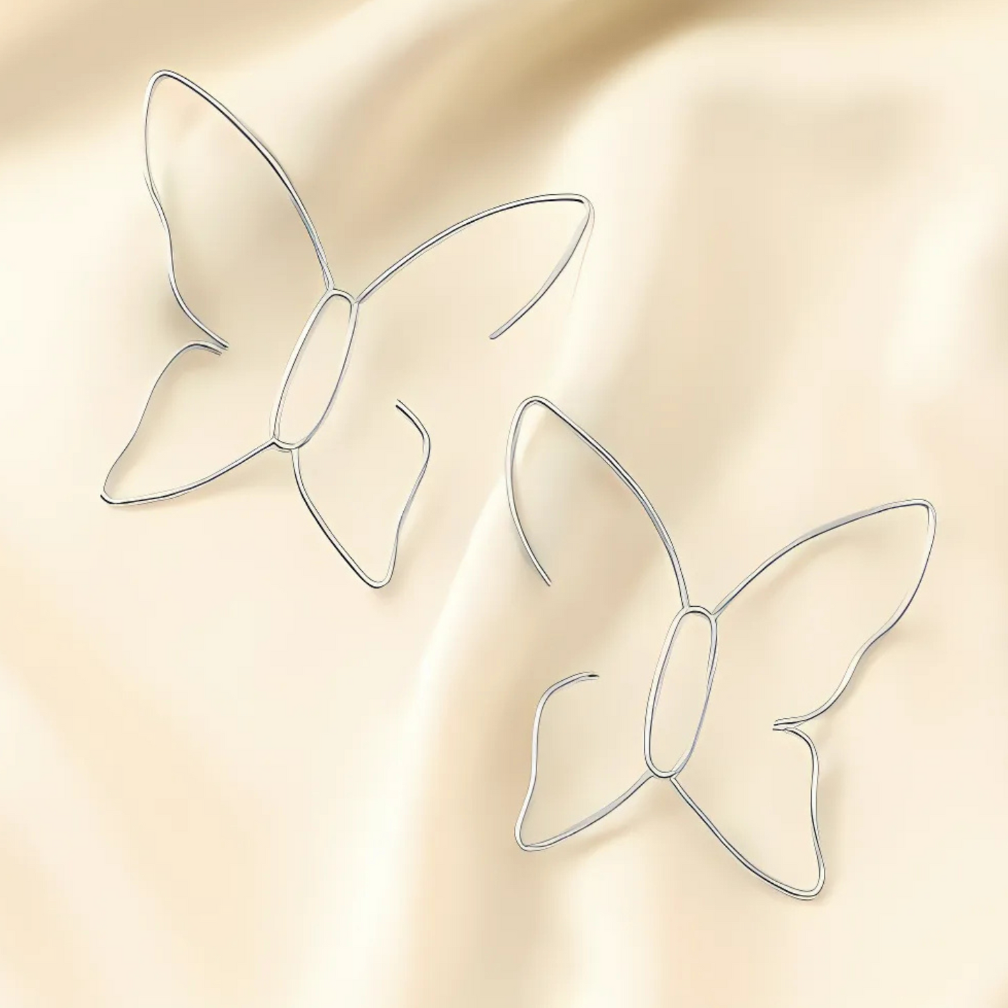 Fashionable Butterfly Drop Earrings