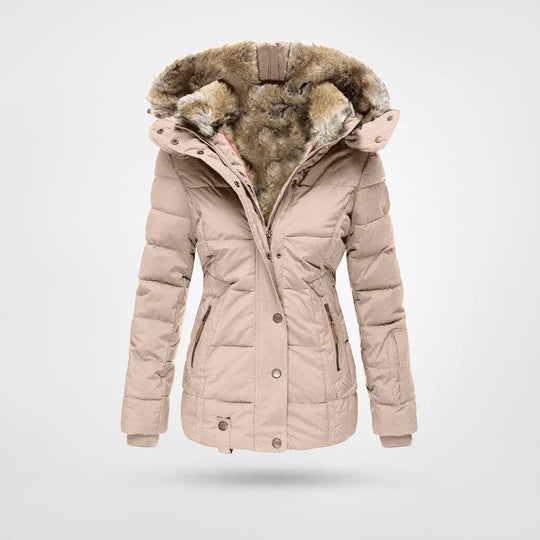 Women’s Faux-Fur Hooded Puffer Jacket – Insulated, Water-Resistant 4