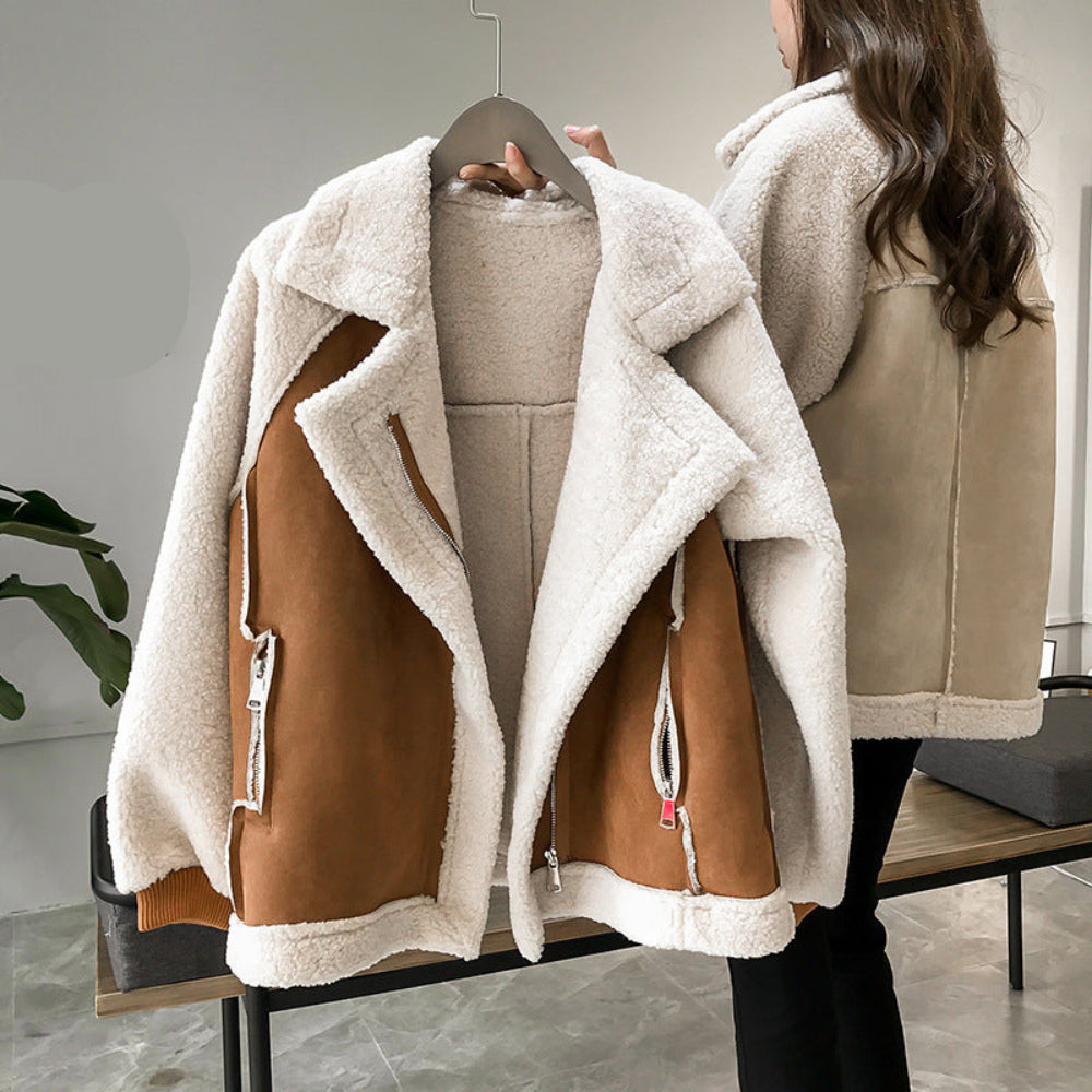 Luxurious Faux Fur Long Coat
