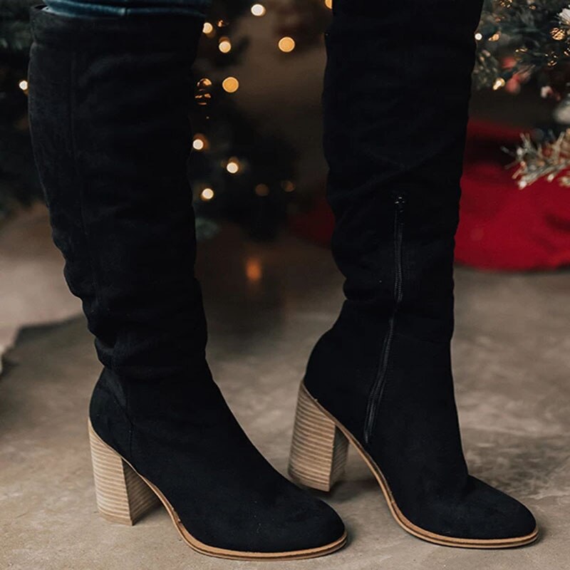 Tall Heel Over Knee Women's Boots