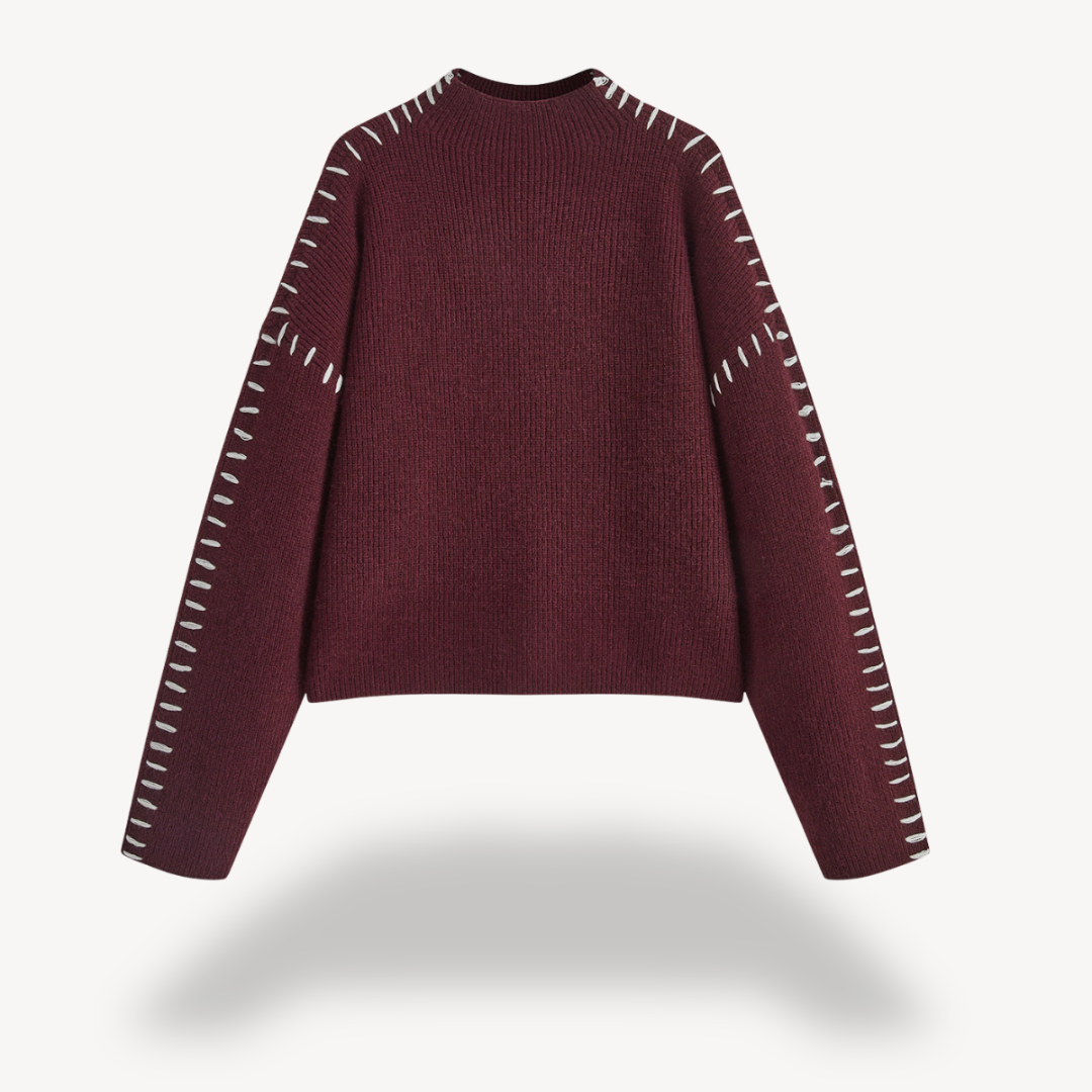 Women's Knit Stitch Detail Sweater