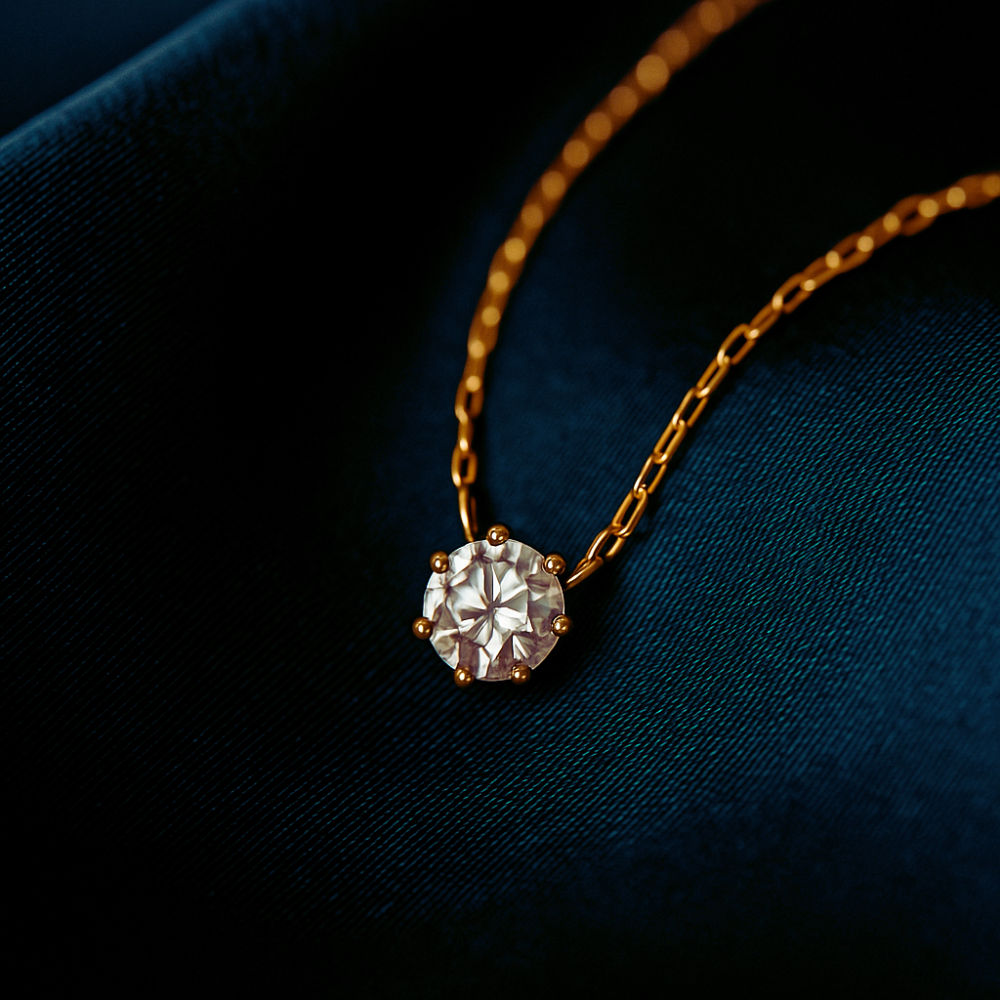 Fashionable Abstract Chain Necklace - BritishElegance
