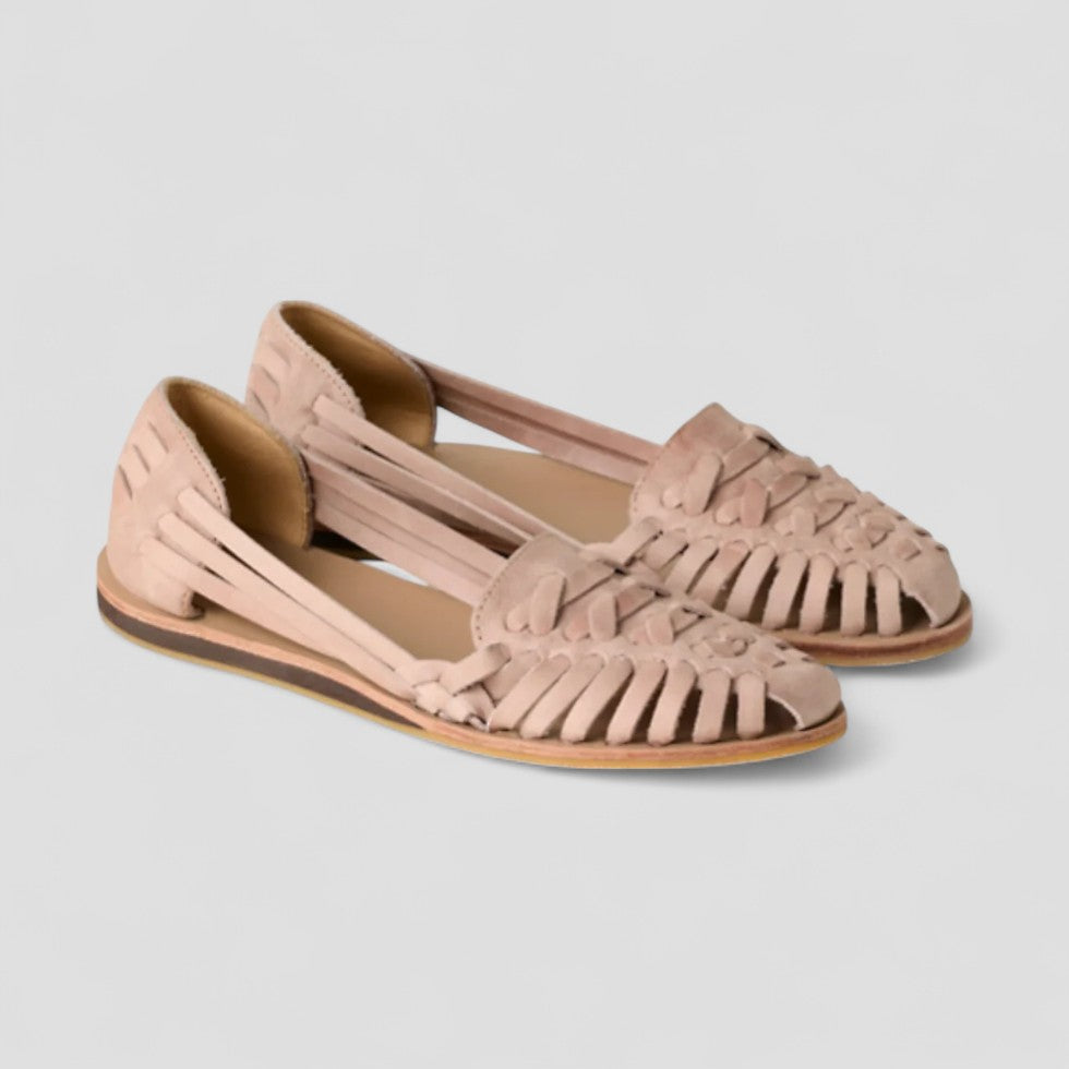 Women's Orthopedic Woven Leather Sandals for Everyday Comfort