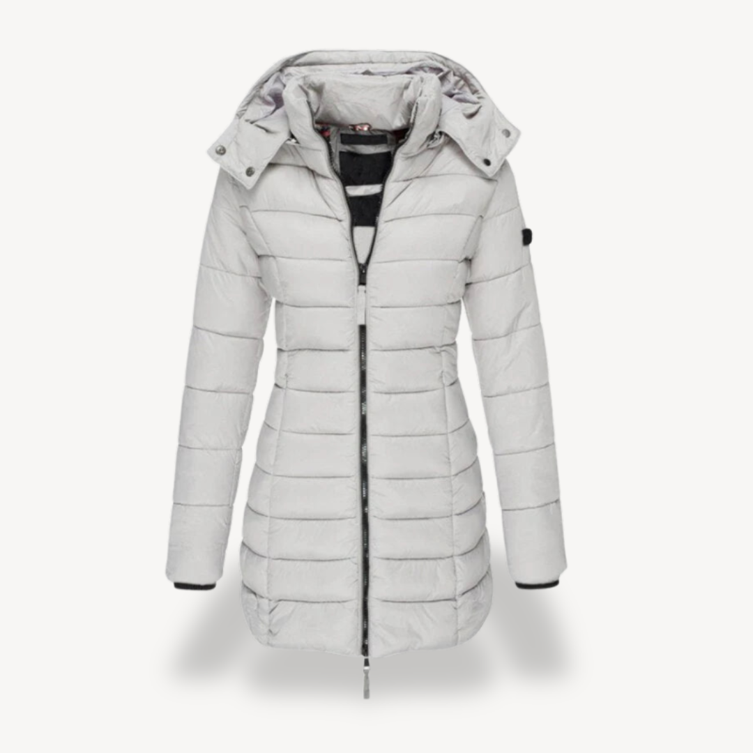 VogeLuxe | Women’s Slim Hooded Padded Jacket