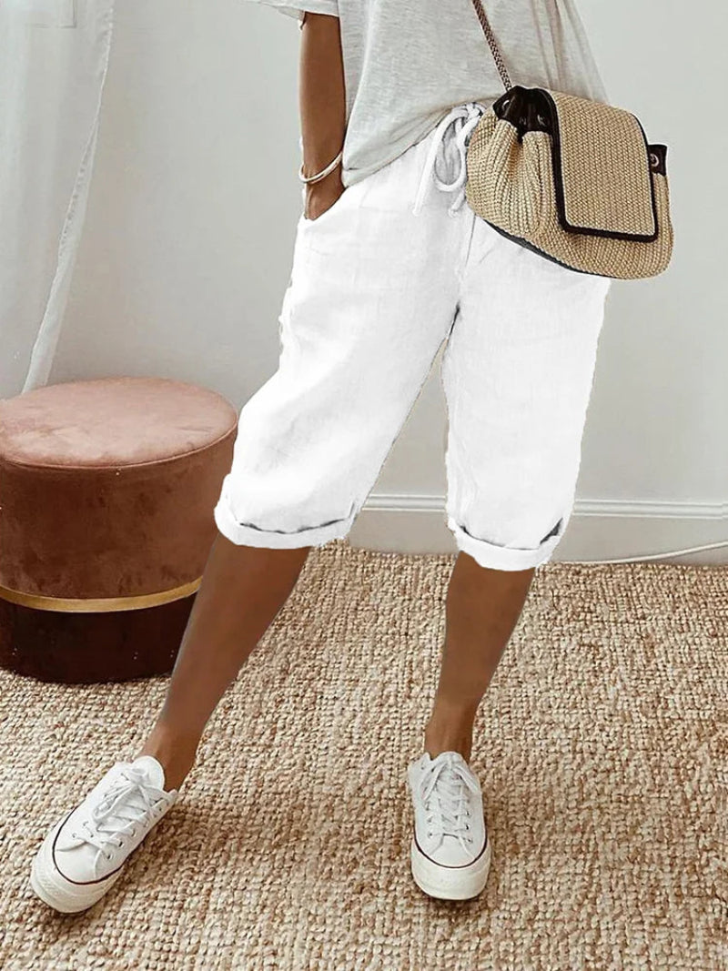 Ladies Comfort Fit Capri Pants