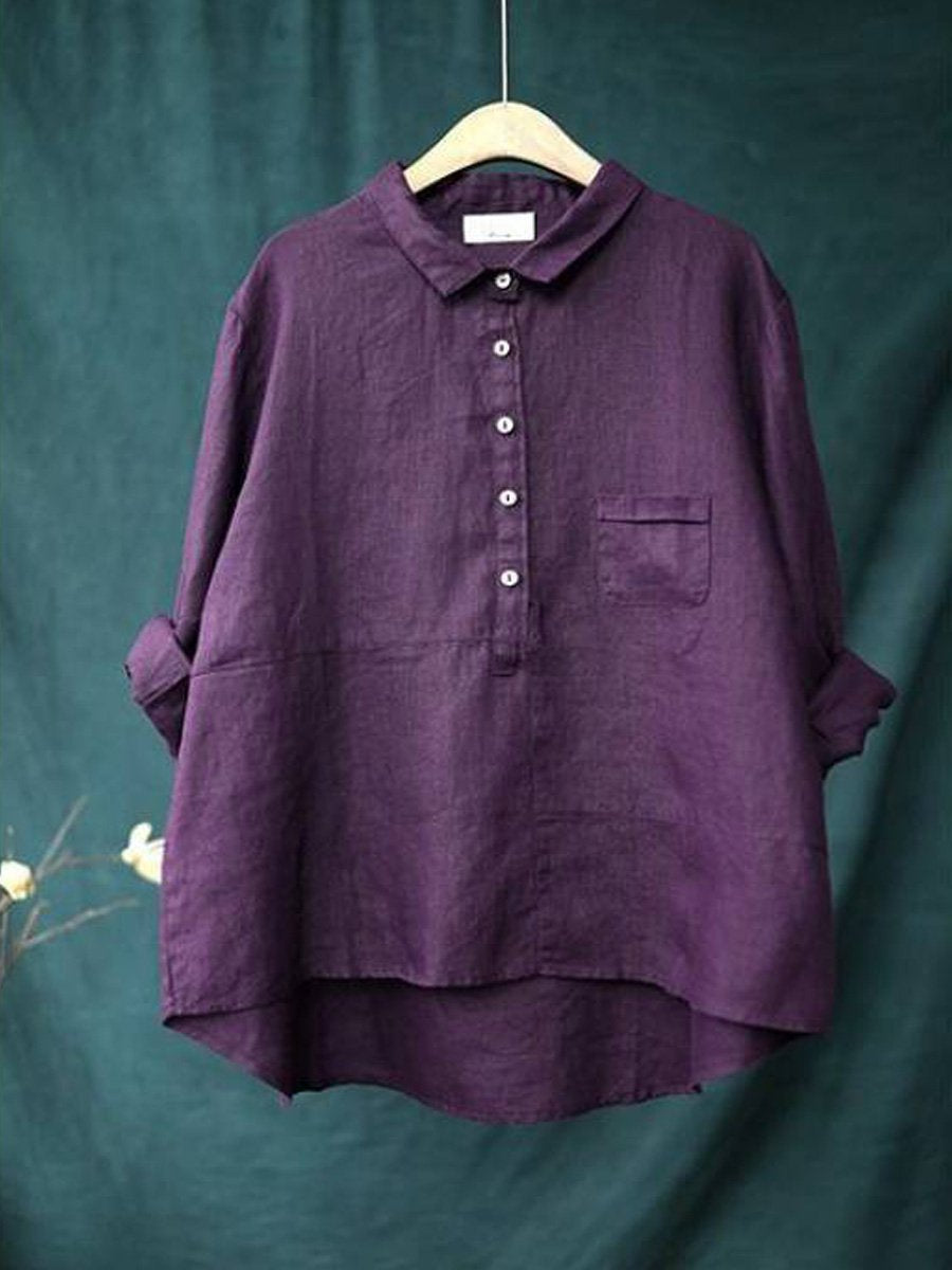 Classic Ladies Button Front Shirt