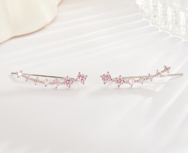 Sparkly Star Design Ladies Earrings