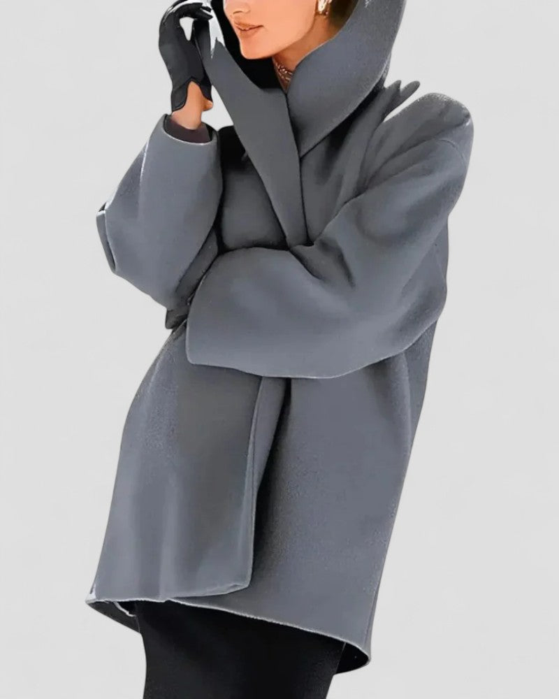 VogeLuxe | Women’s Casual Buttoned Windbreaker Coat