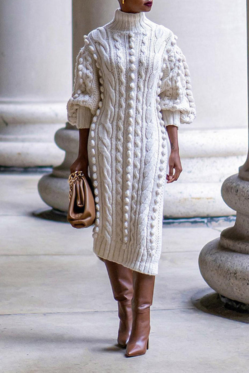 Relaxed Fit Casual Summer Knit Dress - BritishElegance