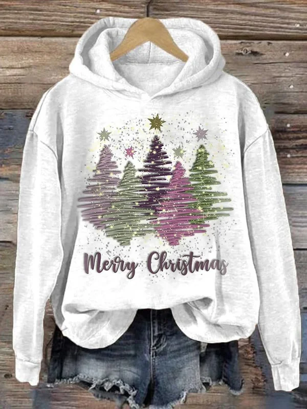 Cozy Women's Winter Hoodie with Fun Xmas Design