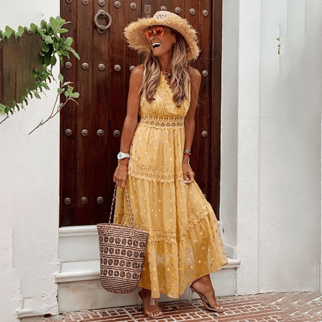 Chic Bohemian Maxi Summer Dress