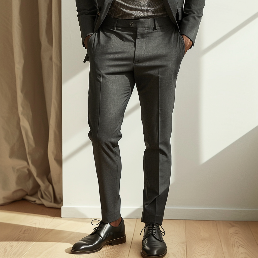 Slim Fit Men's Dress Pants - BritishElegance