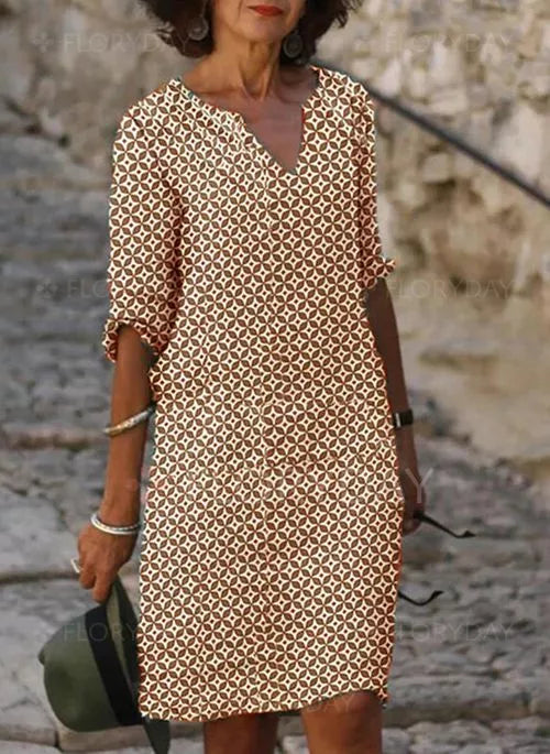 Classy Knee Length Women's Dress