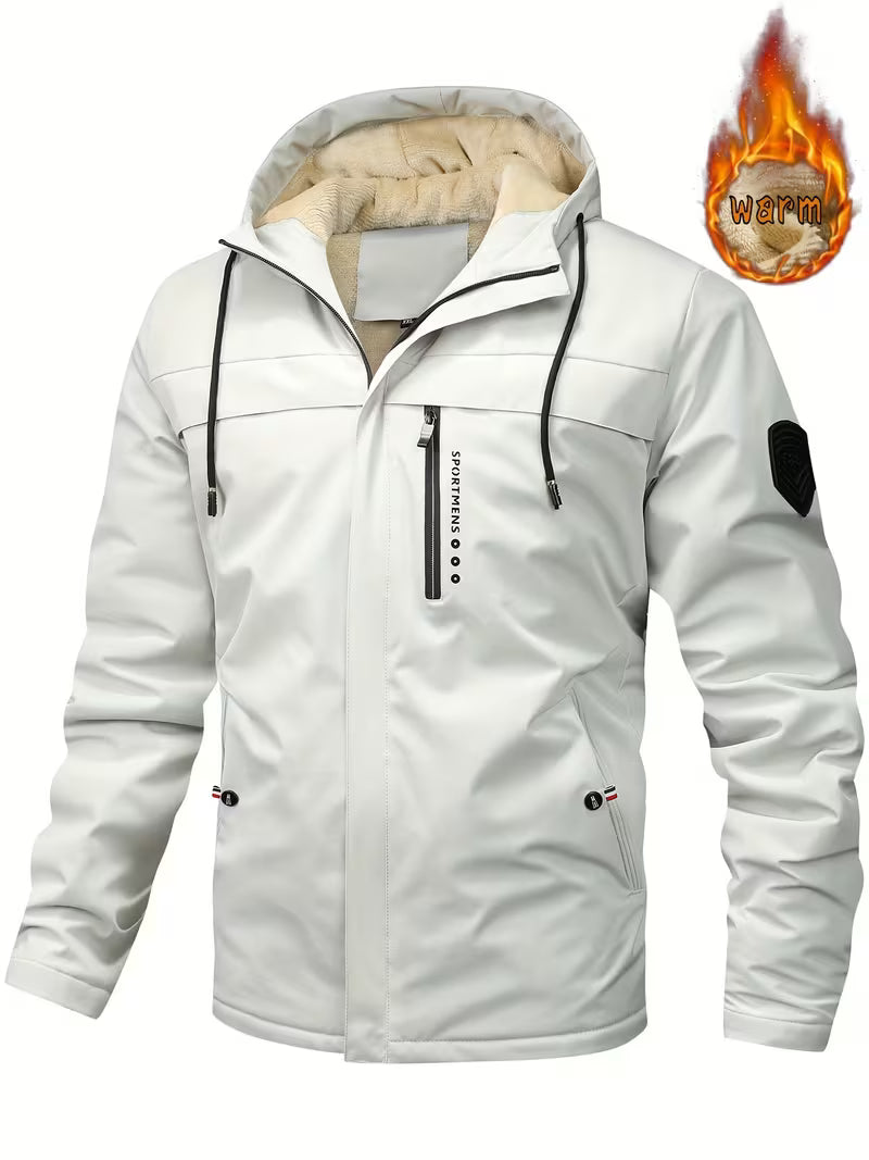 Men's Thick Fleece Parka Coat – Comfortable Winter Jacket