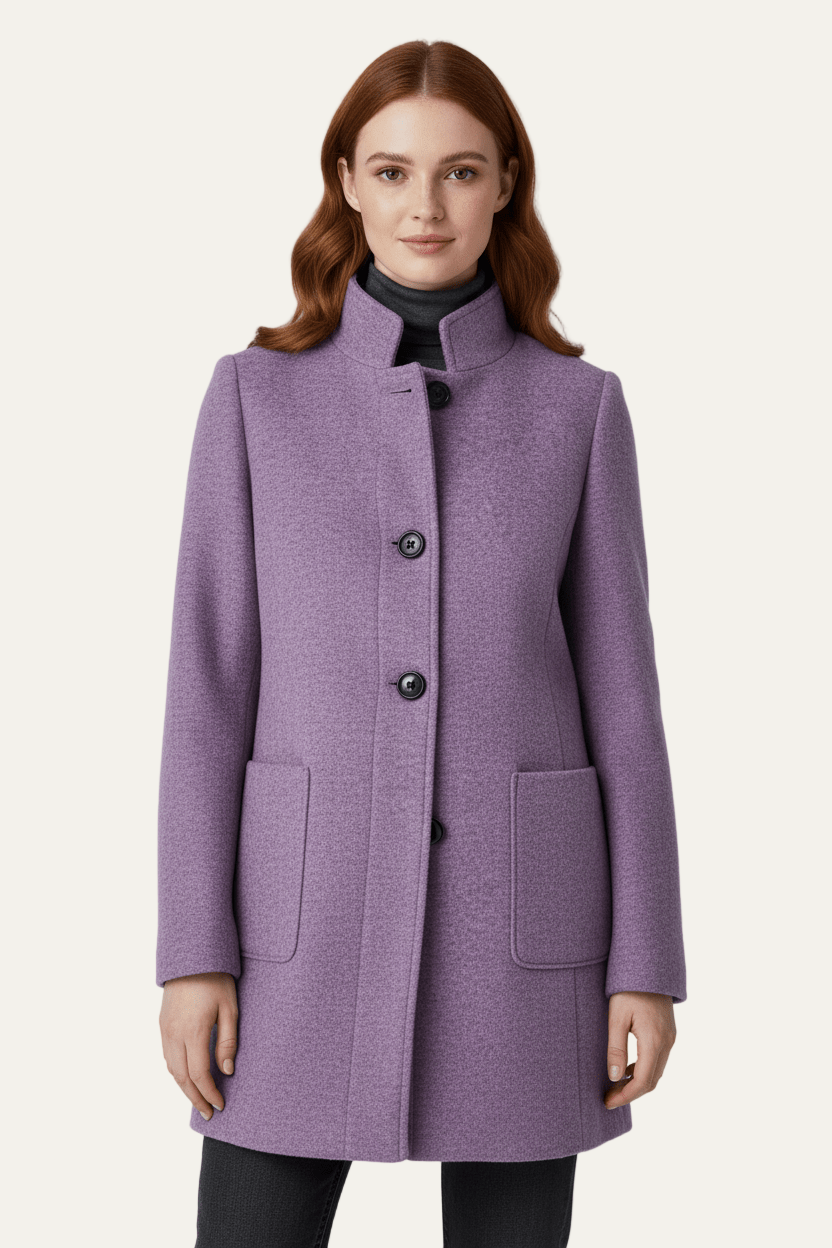 VogeLuxe | Women’s Long A Line Hooded Button Coat