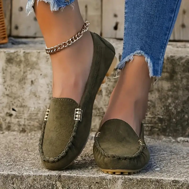 Comfortable Women's Slip On Flat Shoes