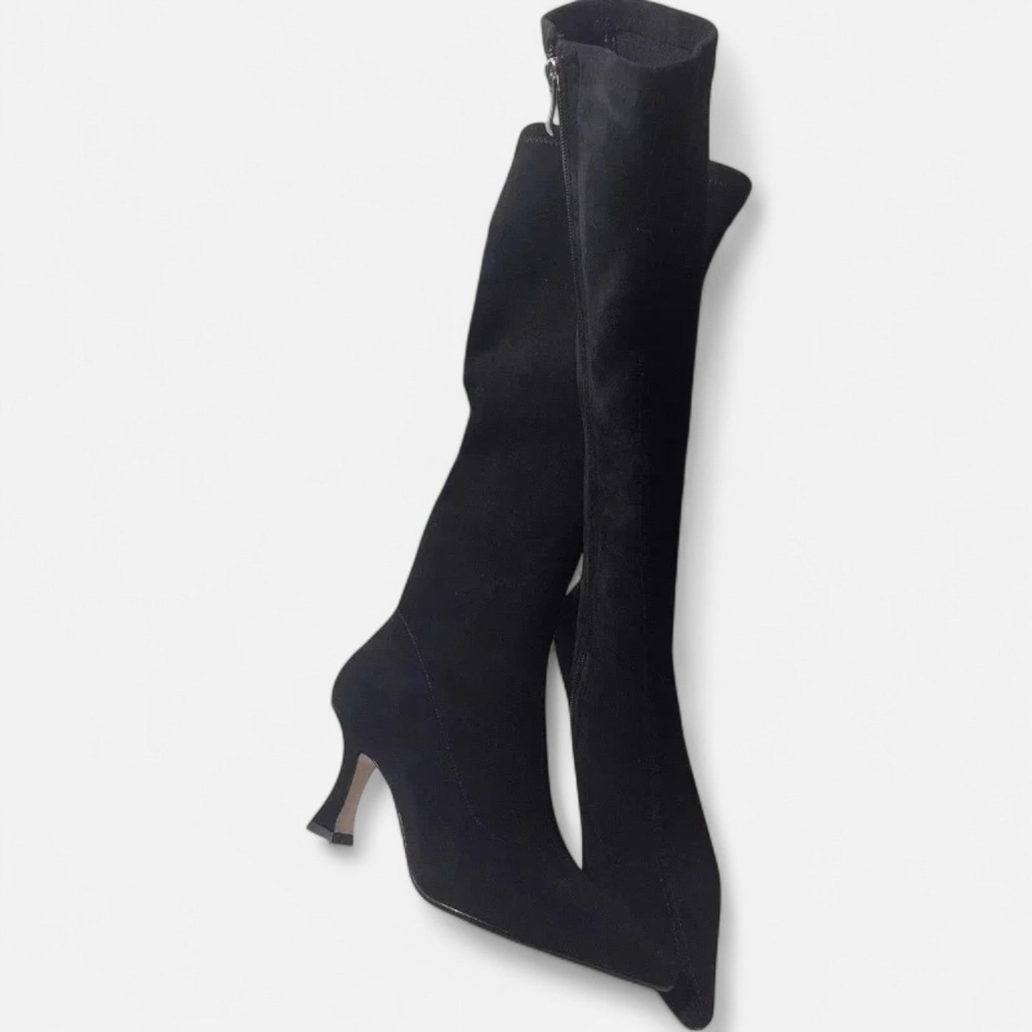 Luxury Suede High Heel Thigh Boots for Women
