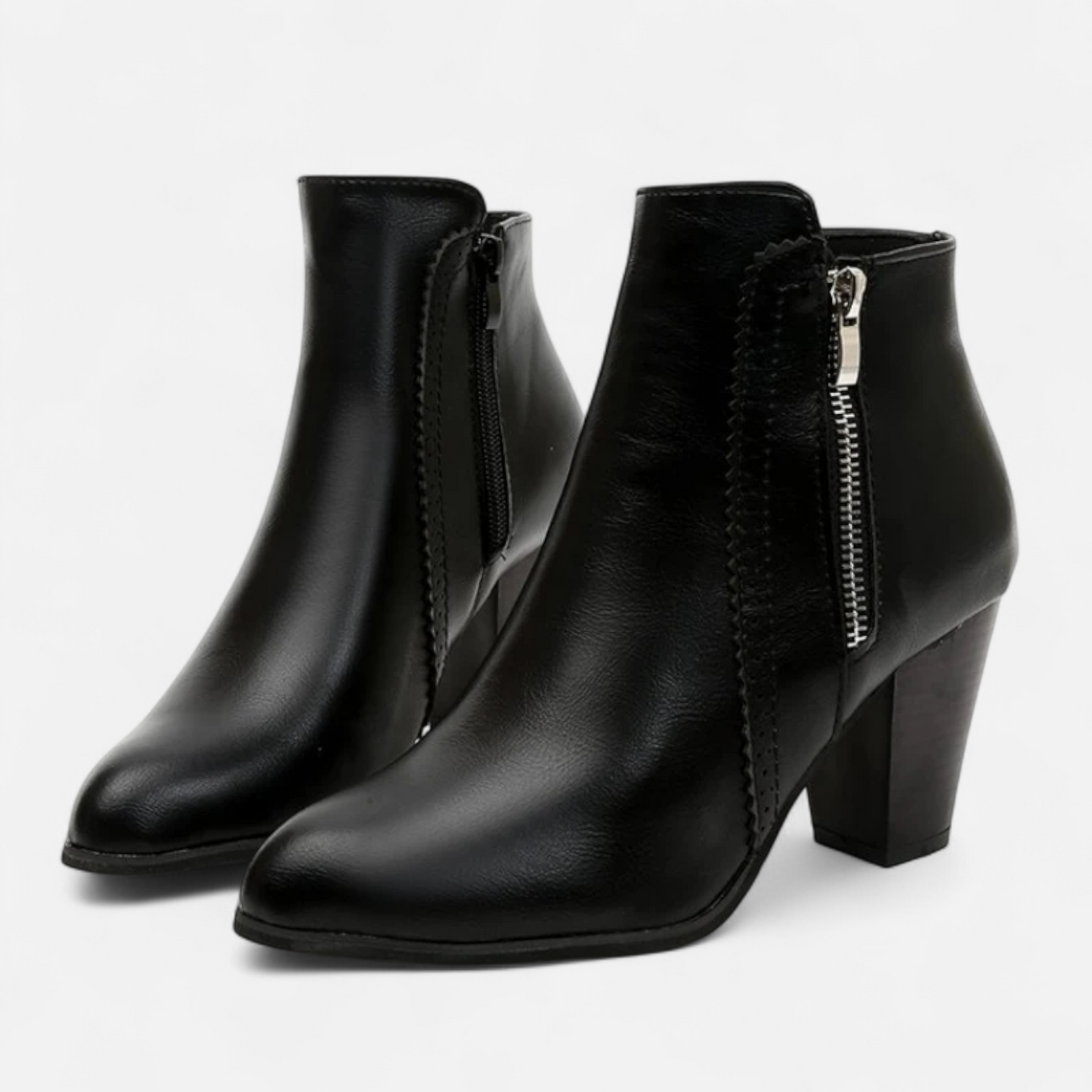 Classic Vintage Block Heel Boots