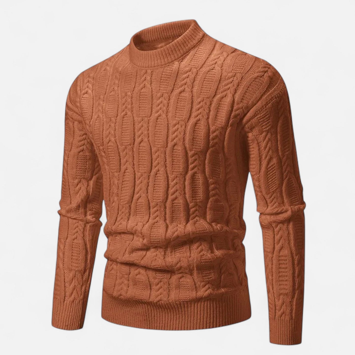 Men's Traditional Crew Neck Knitted Sweater