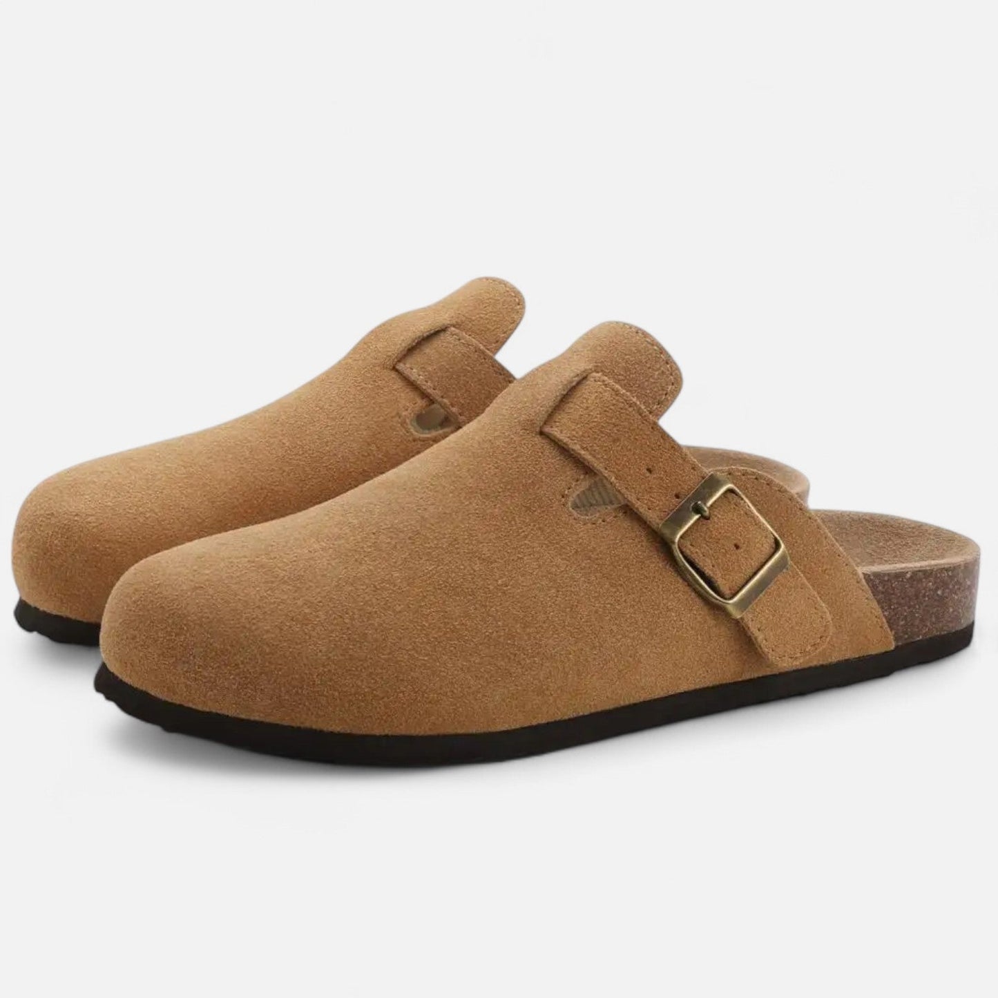 Luxury Suede Mens Slip On Mules