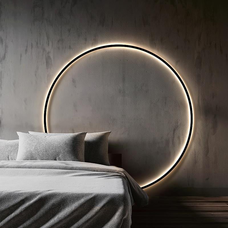 Simple Circular LED Wall Lamp - VogeLuxe