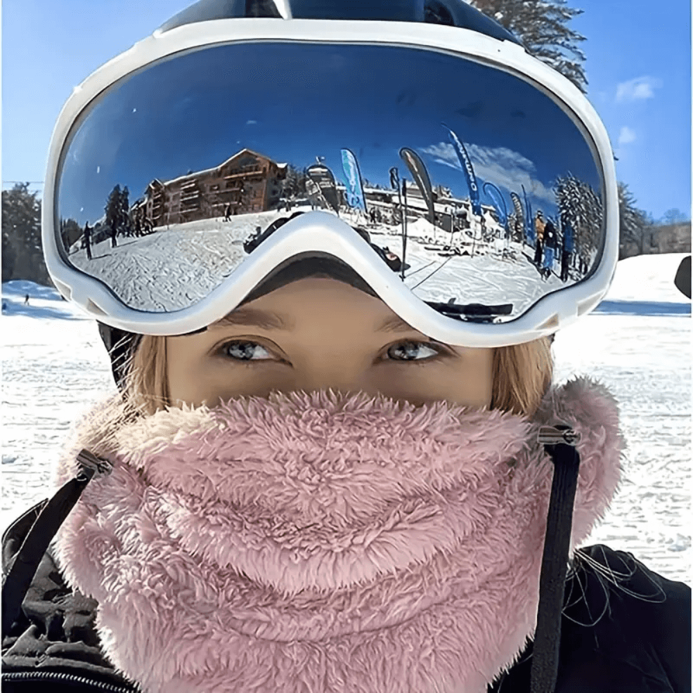 VogeLuxe | Unisex Plush Fleece Lined Hooded Neck Warmer Mask