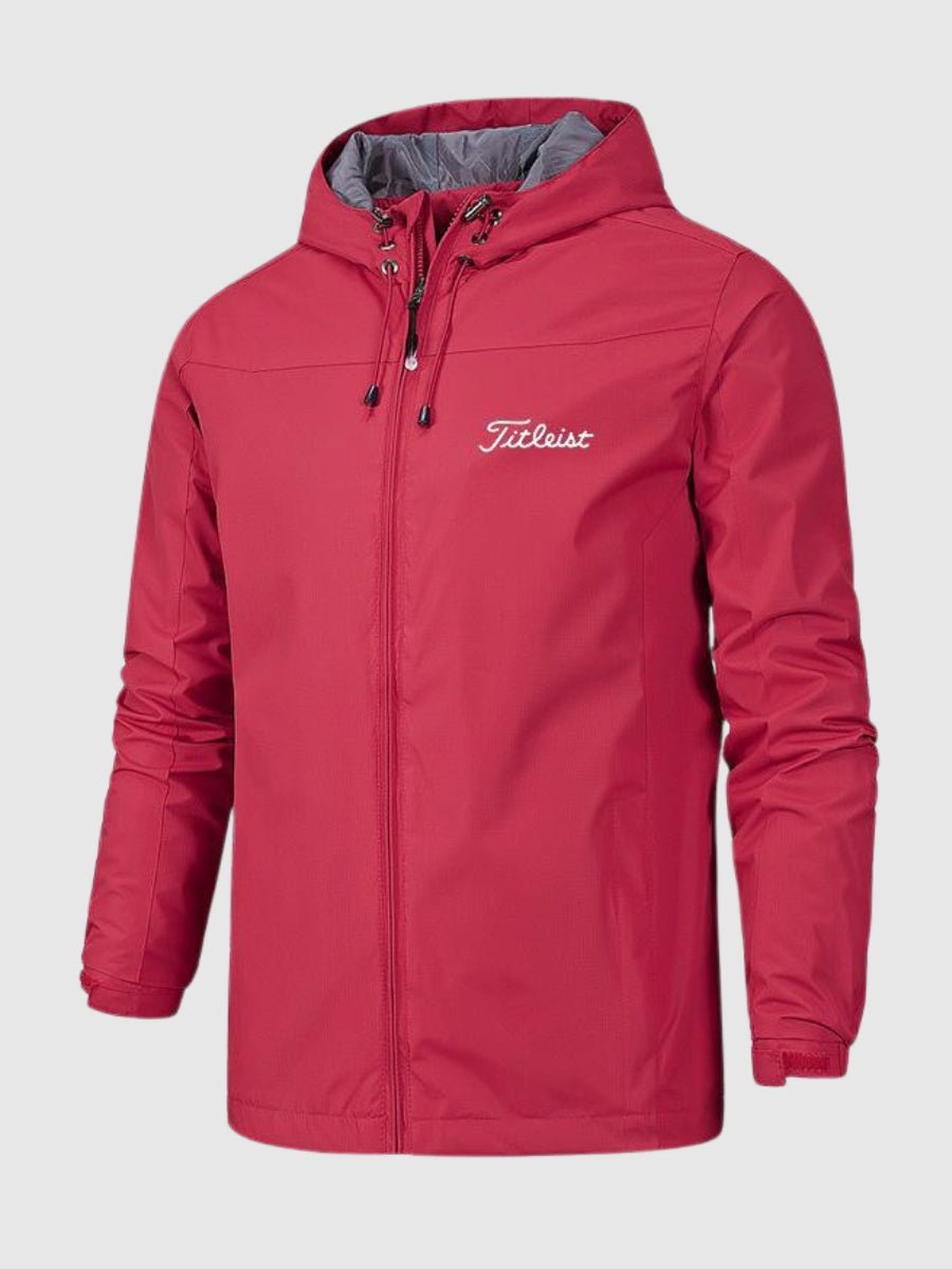 Slim Fit Water Resistant Hooded Jacket