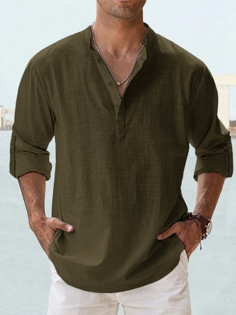 Comfortable Mens Casual Shirt - Loose Fit - Lightweight Style