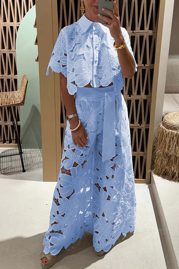 Delicate Lace 2 Piece Women's Set