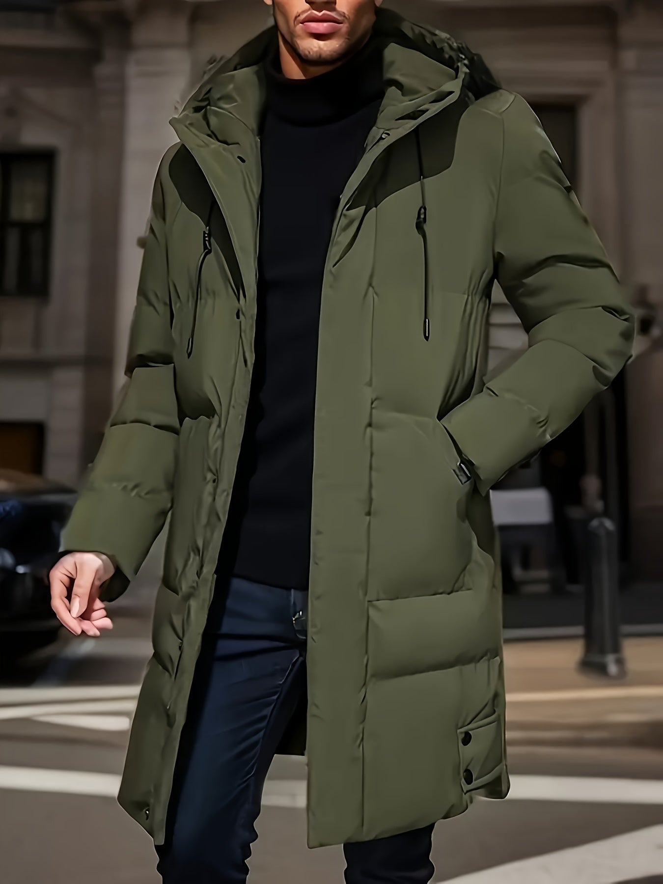 Cozy Mens Fleece Jacket with Collar for Everyday Wear