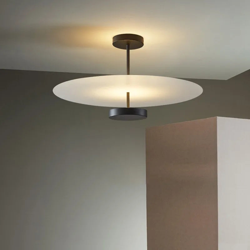 Modern Nordic LED Circle Chandelier Light Fixture - VogeLuxe